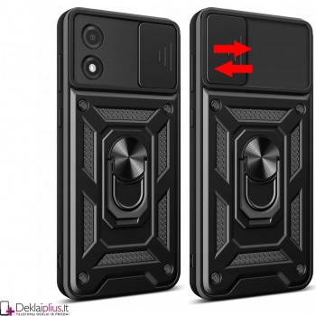 5in1 smūgiams atsparus dėklas su žiedu ir kameros apsauga (Motorola Moto E13)